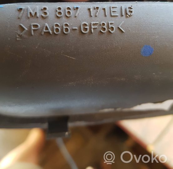 Volkswagen PASSAT B5.5 Ramka przycisków otwierania szyby drzwi przednich 7M3867171E