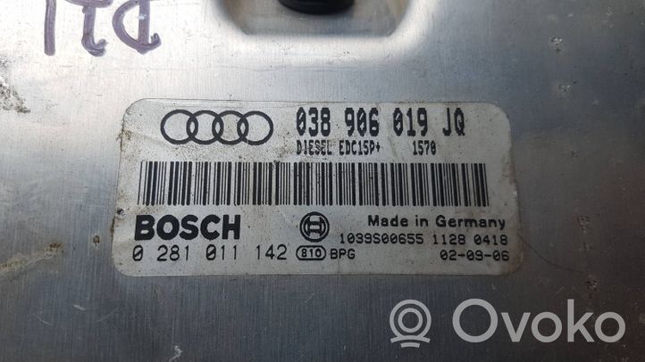 Audi A4 S4 B6 8E 8H Unidad de control/módulo del motor 0281011142