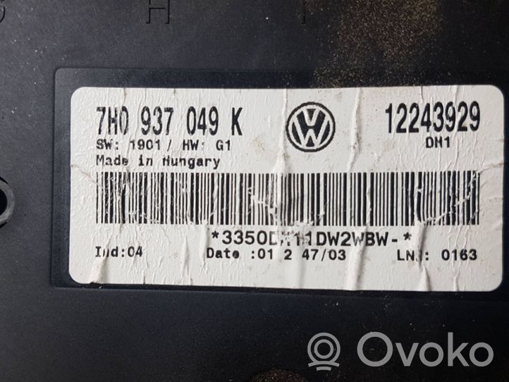 Volkswagen Transporter - Caravelle T5 Module confort 7H0937049K