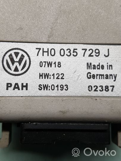 Volkswagen Transporter - Caravelle T5 Autres dispositifs 7H0035729J