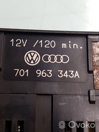 Volkswagen Transporter - Caravelle T4 Auxiliary heating control unit/module 701963343A