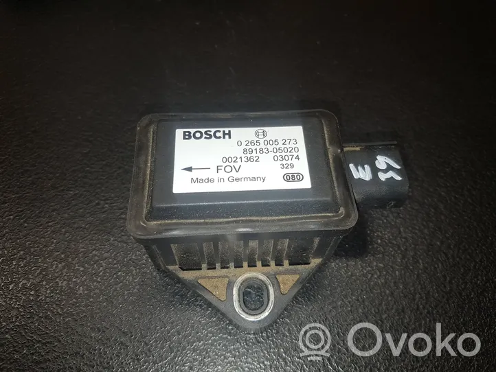 Toyota Avensis T250 Czujnik przyspieszenia ESP 8918305020