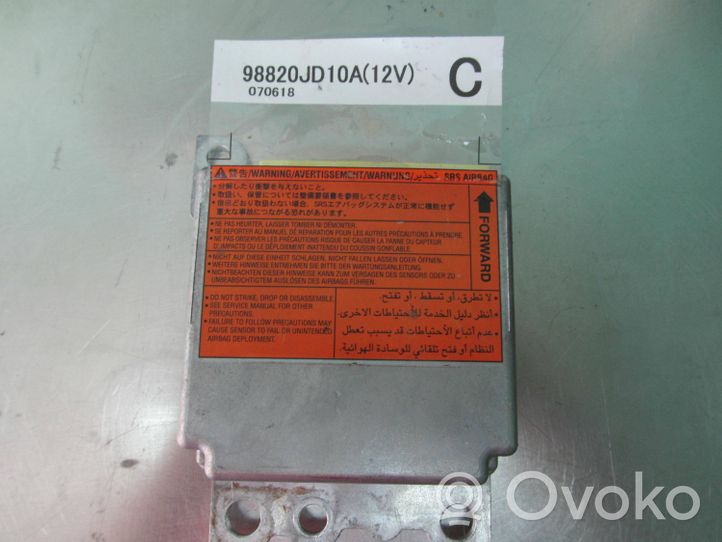 Nissan Qashqai Turvatyynyn ohjainlaite/moduuli 8820JD10A