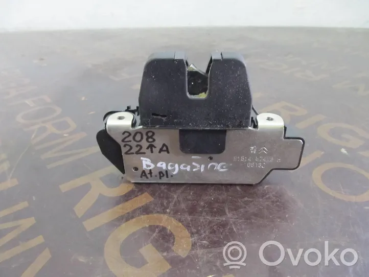 Peugeot 208 Blocco/chiusura/serratura del portellone posteriore/bagagliaio 9151487499H