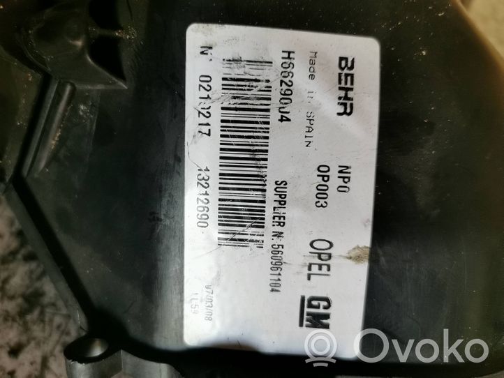 Opel Meriva A Soplador/ventilador calefacción 13212690