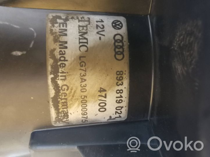 Volkswagen PASSAT B3 Pečiuko ventiliatorius/ putikas 893819021