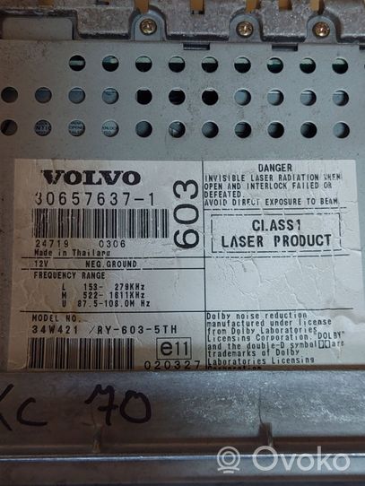 Volvo XC70 Unité principale radio / CD / DVD / GPS 306576371