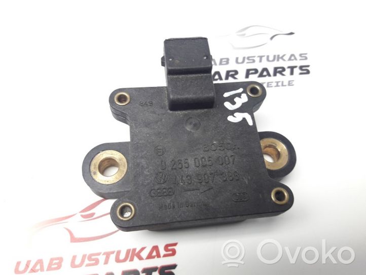 Audi 100 200 5000 C3 ESP Drehratensensor Querbeschleunigungssensor 443907388