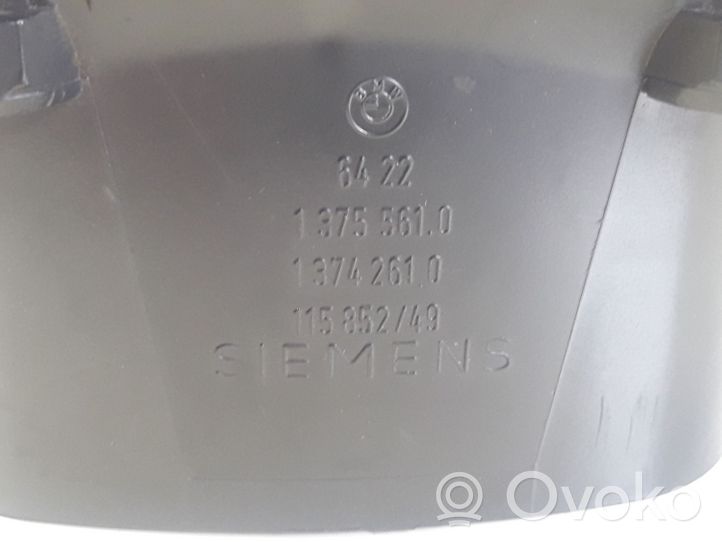 BMW 5 E34 Dash center air vent grill 1375561