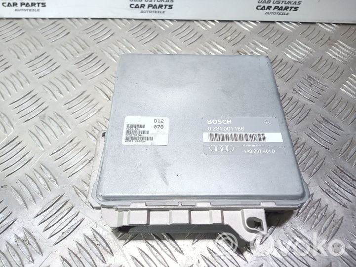 Audi A6 S6 C4 4A Variklio valdymo blokas 0281001166