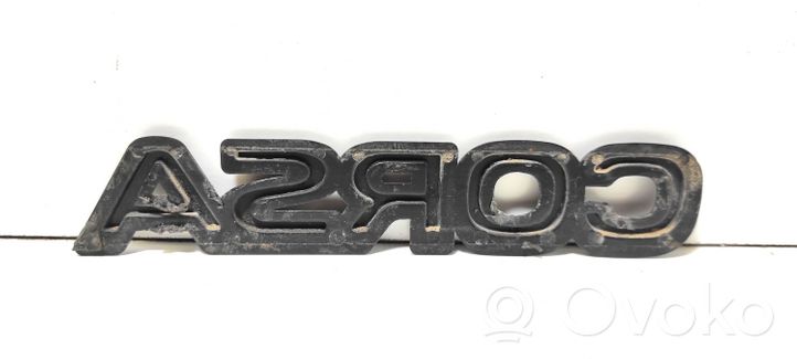 Opel Corsa B Manufacturers badge/model letters 