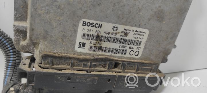 Opel Astra G Kit centralina motore ECU e serratura 09133267