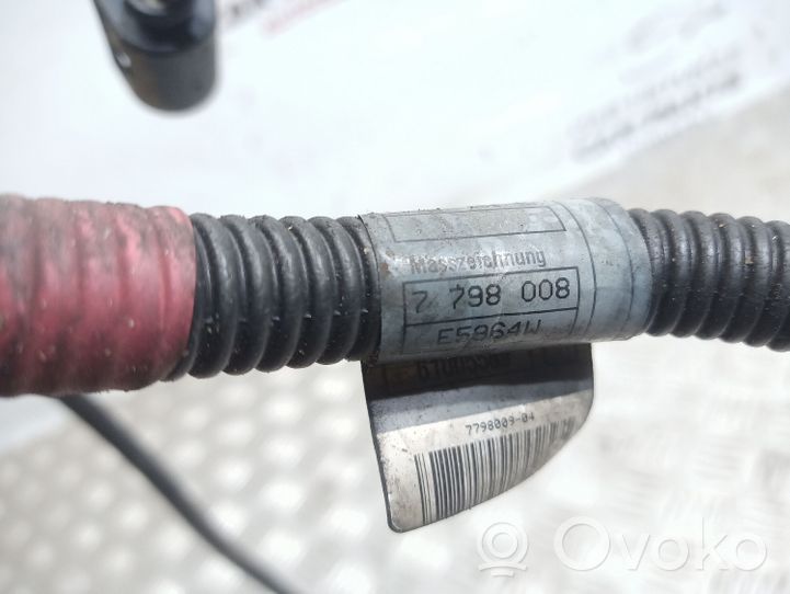 BMW 1 E81 E87 Cables (alternador) 7798008