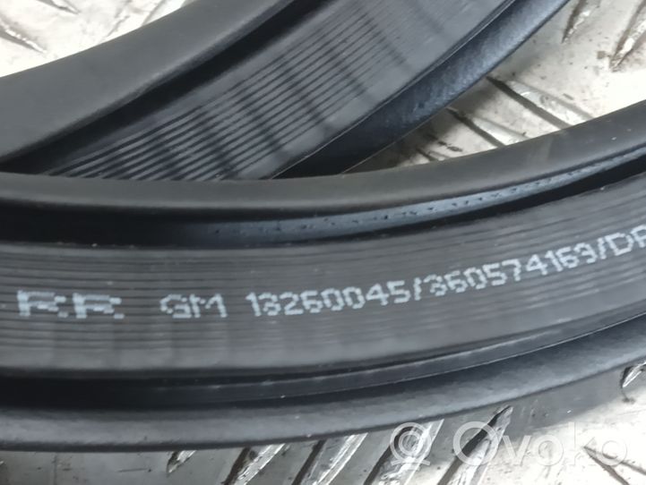 Opel Astra J Rear door rubber seal (on body) 13260045