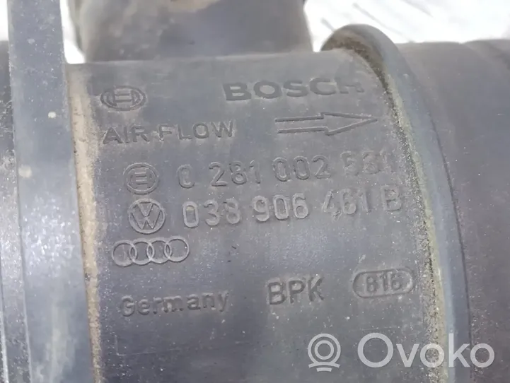 Volkswagen Bora Débitmètre d'air massique 0281002531