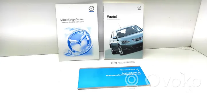 Mazda 3 I Książka serwisowa 