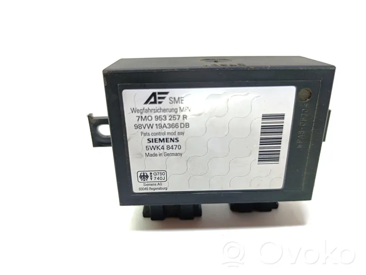 Volkswagen Sharan Immobilizer control unit/module 7M0953257R