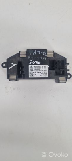 Audi A4 S4 B7 8E 8H Heater blower motor/fan resistor 8K0820521B