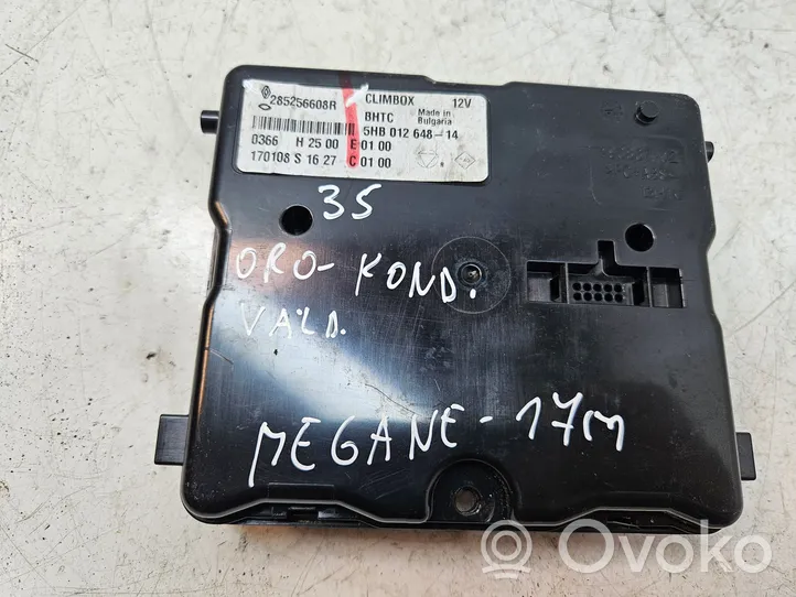 Renault Megane IV Air conditioning/heating control unit 285256608R