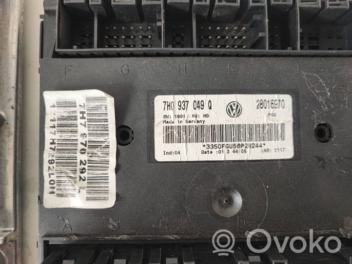 Volkswagen Transporter - Caravelle T5 Komputer / Sterownik ECU i komplet kluczy 7H0937049Q