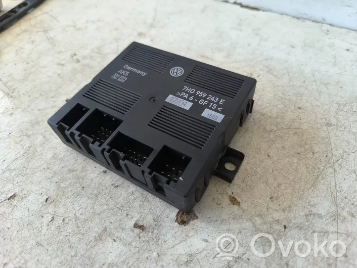 Volkswagen Multivan T5 Šoninių slankiojančių durų ECU modulis 7H0959243E