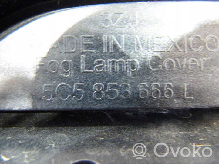 Volkswagen Beetle A5 Mascherina inferiore del paraurti anteriore 5c5853666