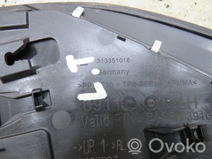 Opel Insignia B Rivestimento dell’estremità del parafango 313351016