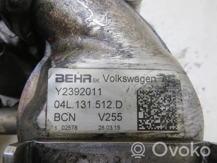 Volkswagen PASSAT B8 AGR Kühler Abgaskühler 04L131512D