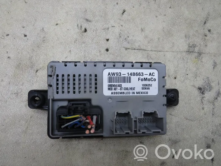 Jaguar XJ X351 Air conditioner control unit module AW93-14B663-AC