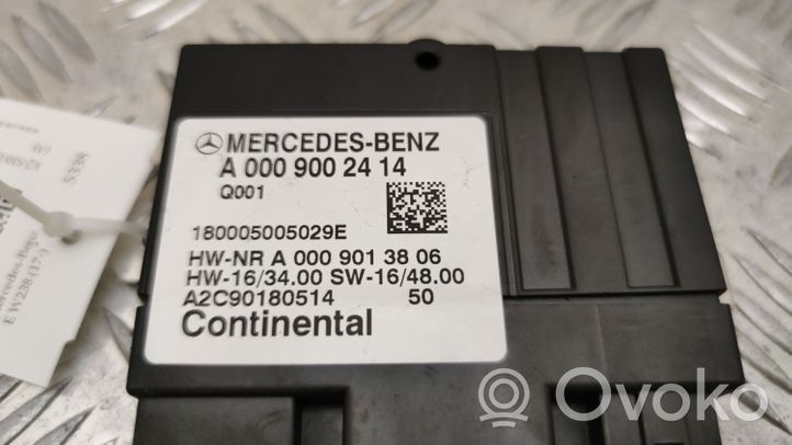 Mercedes-Benz E W238 Degalų (kuro) siurblio valdymo blokas A0009002414