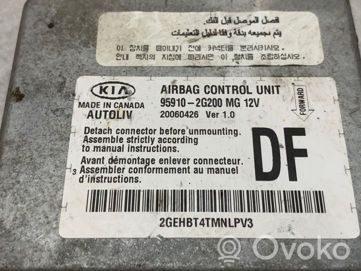 KIA Magentis Module de contrôle airbag 959102G200