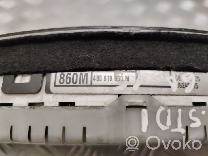 Audi A6 S6 C5 4B Tachimetro (quadro strumenti) 4B0919860M