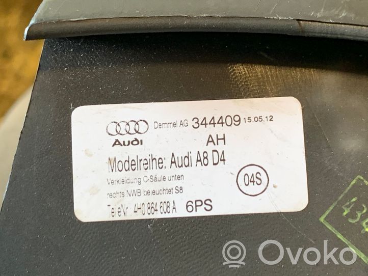 Audi A8 S8 D4 4H Išorės apdailos komplektas 4H2867272