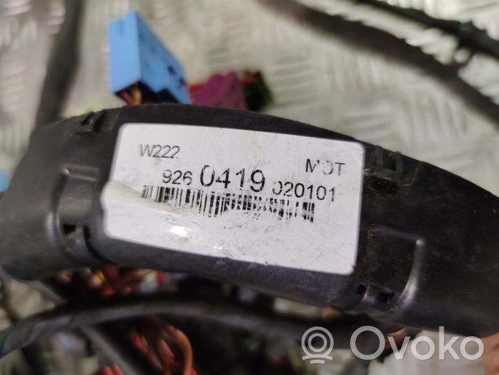 Mercedes-Benz S C217 Faisceau de câblage pour moteur A2225409808