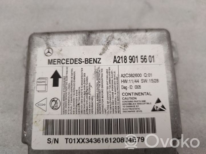 Mercedes-Benz CLS C218 AMG Centralina/modulo airbag A2189015601