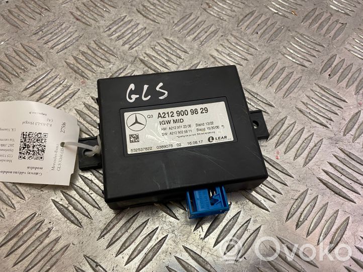 Mercedes-Benz GLS X166 Gateway-Steuermodul A2129009829