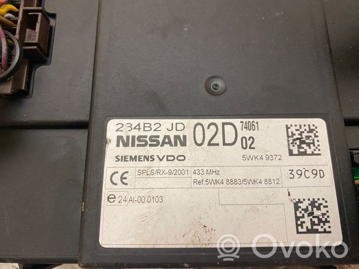 Nissan Qashqai Moduł / Sterownik BSM 284B2JD02D