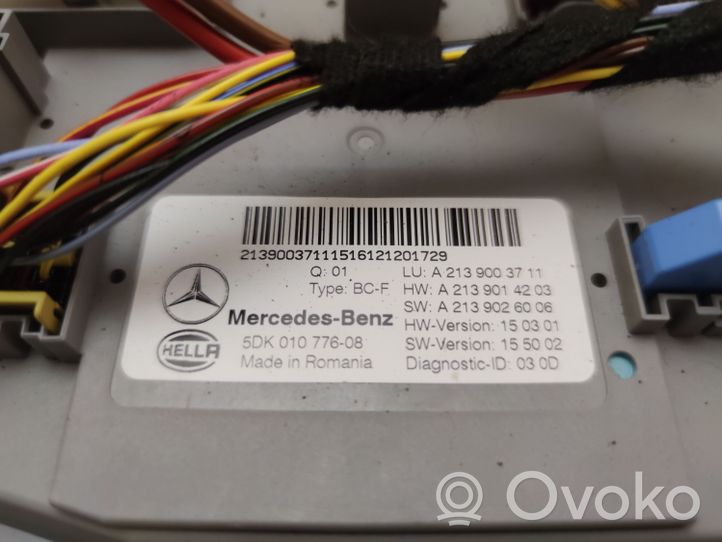 Mercedes-Benz E W213 Katvealueen valvonnan ohjainlaite (BSM) 2139003711