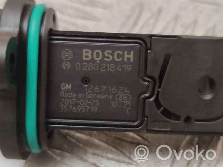 Buick Encore I Mass air flow meter 12671624