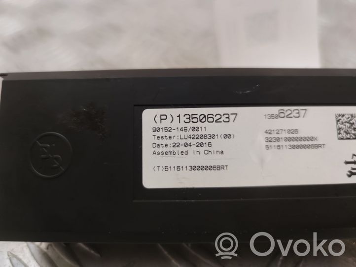 Opel Mokka Oro kondicionieriaus/ šildymo valdymo blokas 13506237