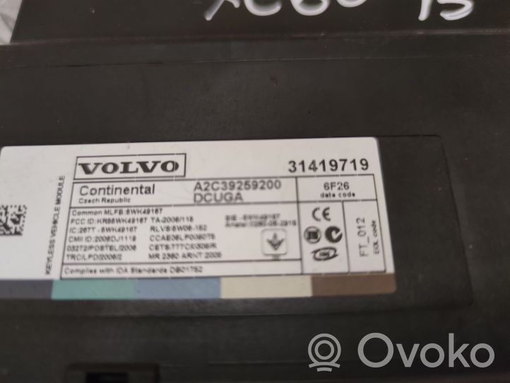 Volvo XC60 Centralina/modulo keyless go 31419719