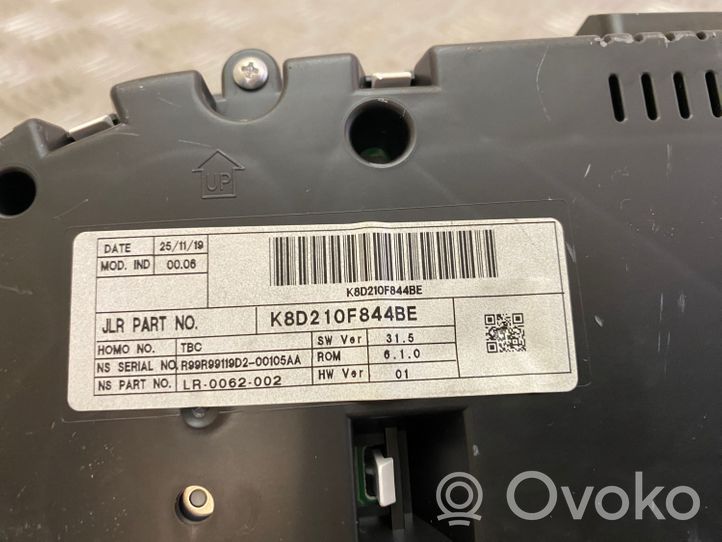 Land Rover Evoque II Tachimetro (quadro strumenti) K8D210F844BE