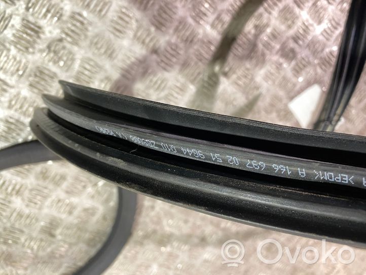 Mercedes-Benz GLS X166 Rear door rubber seal (on body) A1666970251