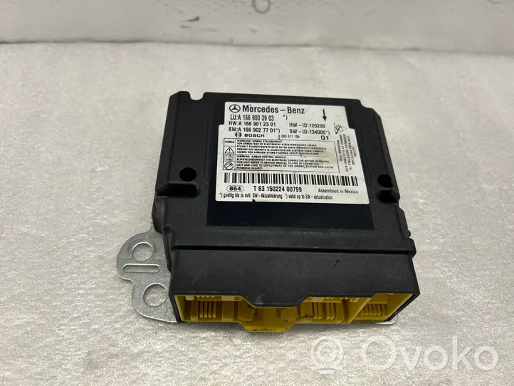 Mercedes-Benz GL X166 Module de contrôle airbag A1669003903