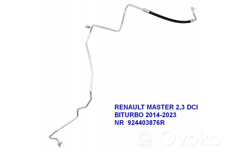 Renault Master III Air conditioning (A/C) pipe/hose 924403876R