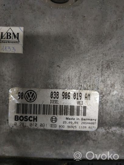 Volkswagen Bora Moottorin ohjainlaite/moduuli 038906019AM