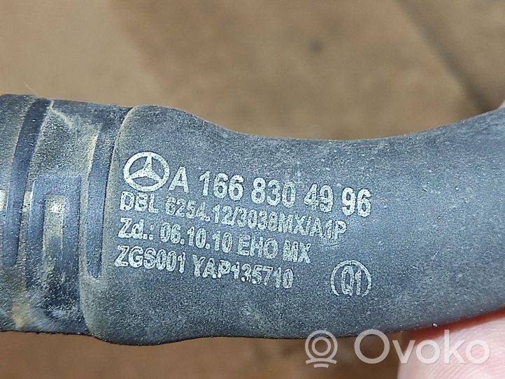 Mercedes-Benz GL X166 Przewód / Wąż chłodnicy A1668304996