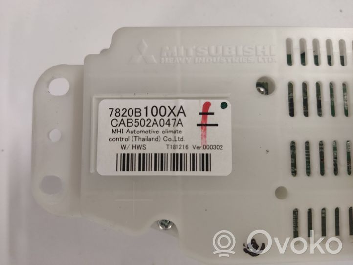 Mitsubishi Outlander Ilmastoinnin ohjainlaite CAB502A047A