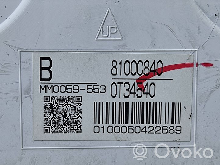 Mitsubishi Outlander Compteur de vitesse tableau de bord 8100C840