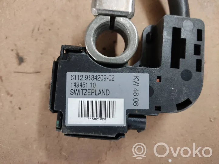 BMW X5 E70 Câble négatif masse batterie 9184209